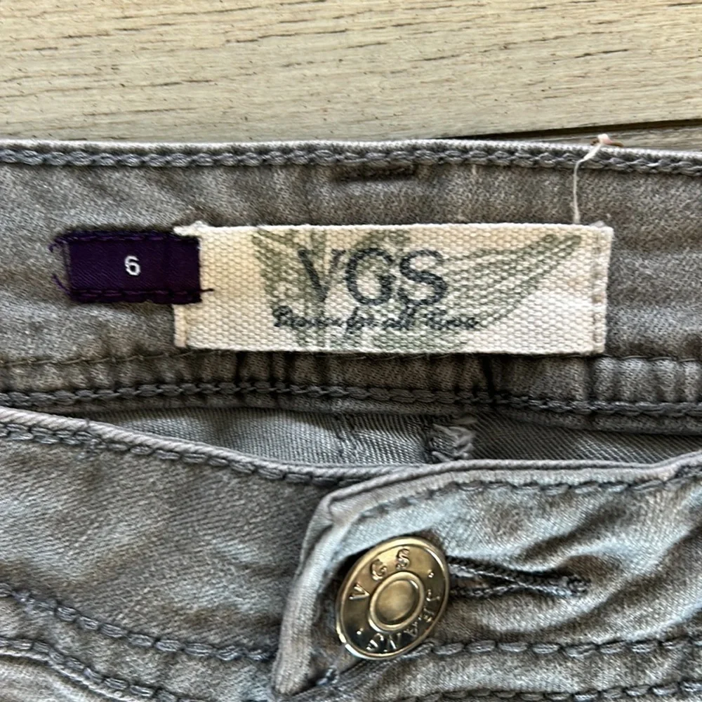 VGS skinny fit jeans size 6 gray